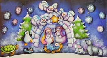 Snow Flake Nativity